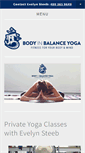 Mobile Screenshot of bodyinbalanceyoga.com